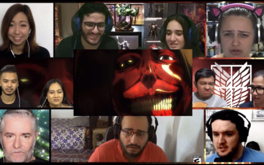 【令人记忆深刻的一集—"吃妈巨"】老外看巨人第一季ep1高能场面!