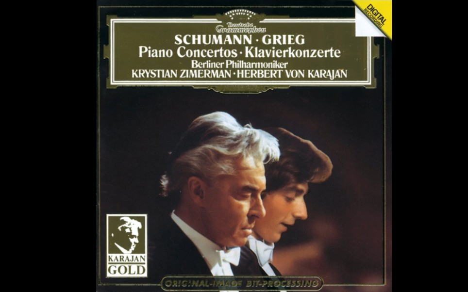 [图]【Krystian Zimerman/Karajan】Schumann Grieg Piano Concertos齐默尔曼卡拉扬舒曼格里格钢琴协奏曲