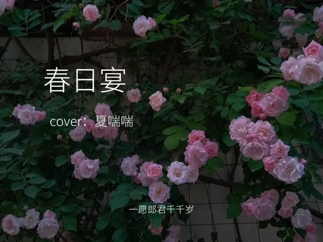 春日宴 #绿酒一杯歌一遍 #翻唱