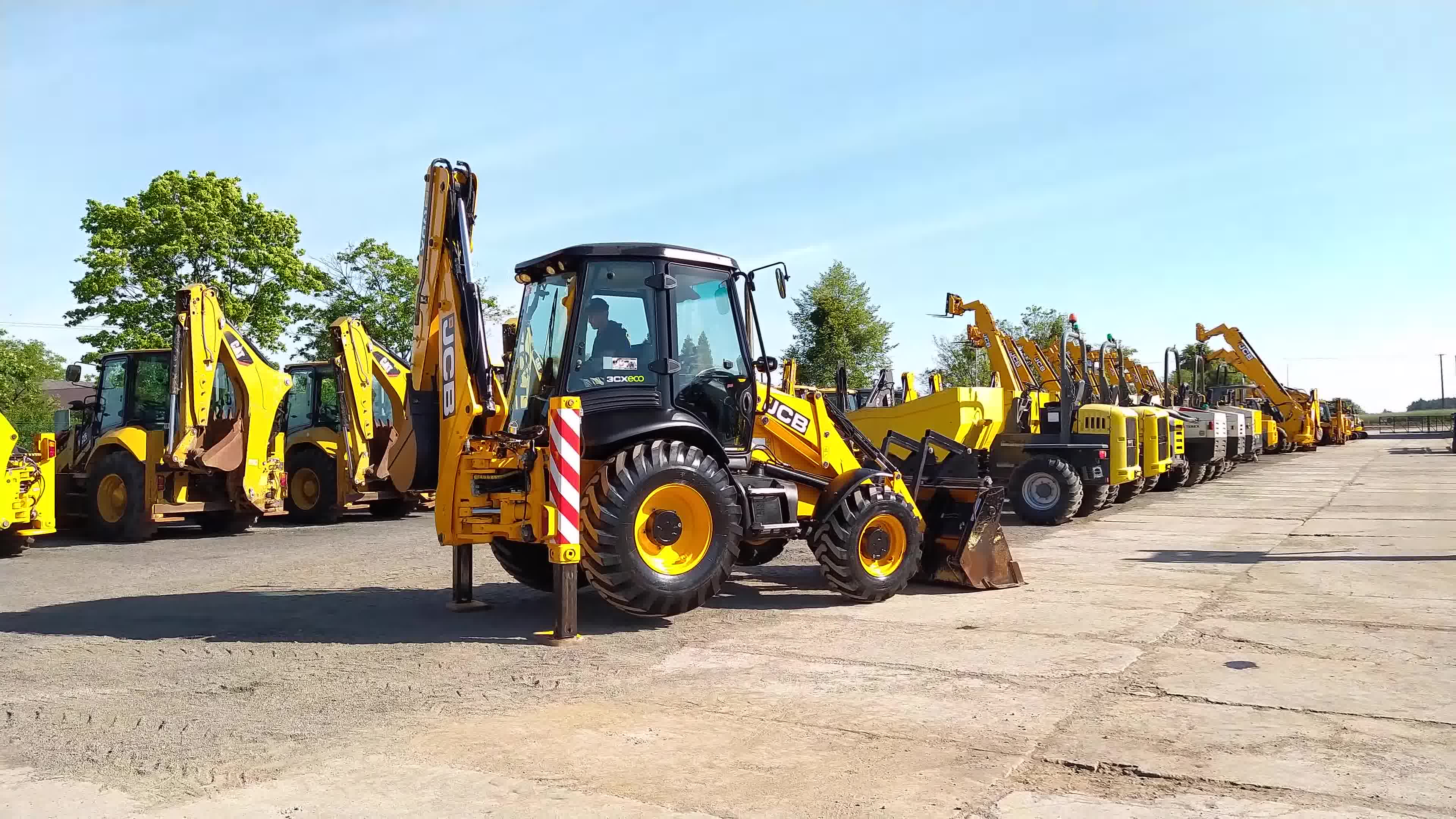 jcb 3cx装载机挖掘机4k