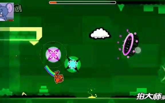 [萌新up]几何冲刺beat2.2:沙漠岛第一关_单机游