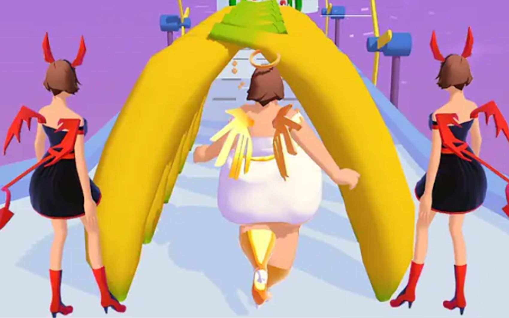 疯狂吃货:塔米不想做胖天使,换装成了苗条的小恶魔!_哔哩哔哩bilibili