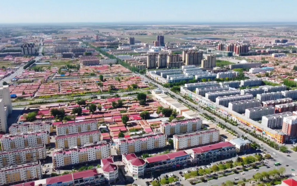 内蒙古通辽市,航拍中国内蒙古奈曼旗