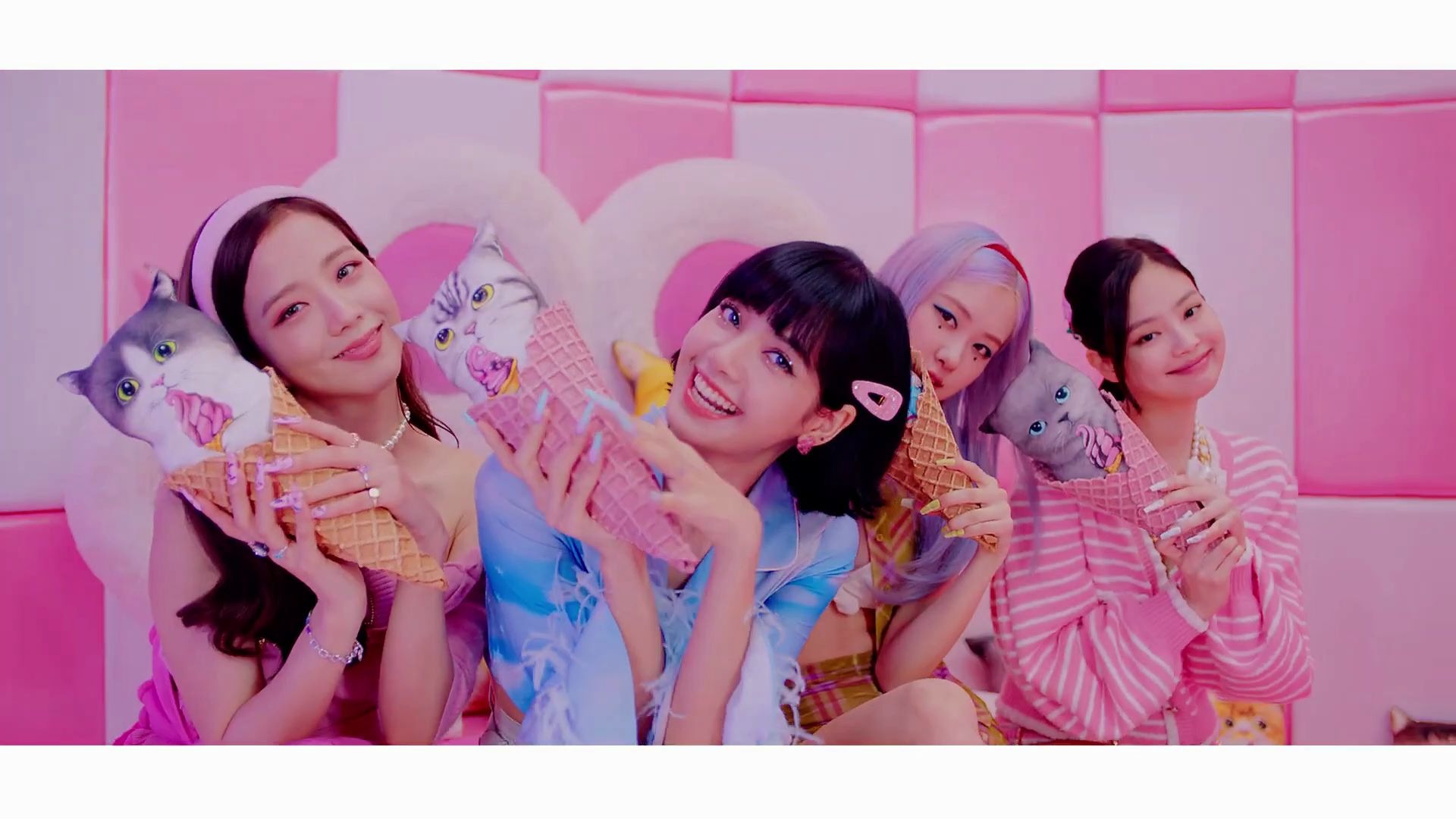 blackpink & selena 新歌ice cream(这次她们的造型