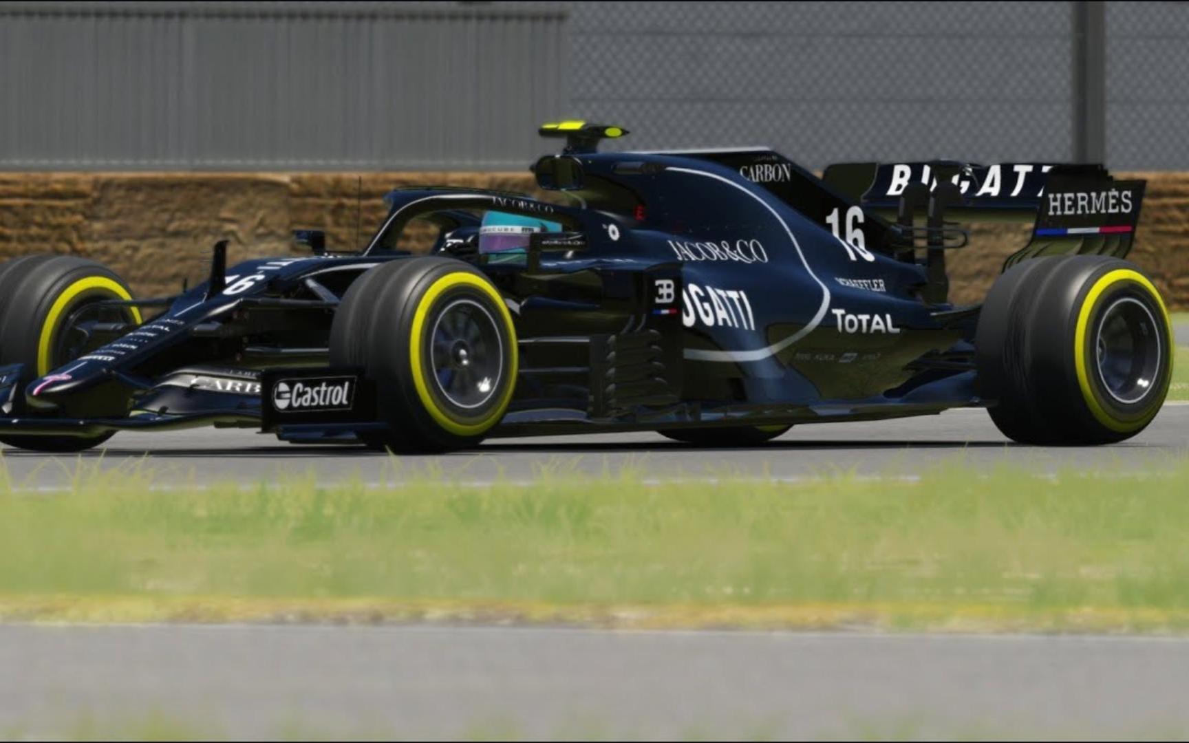 布加迪f1赛车1000米冲刺