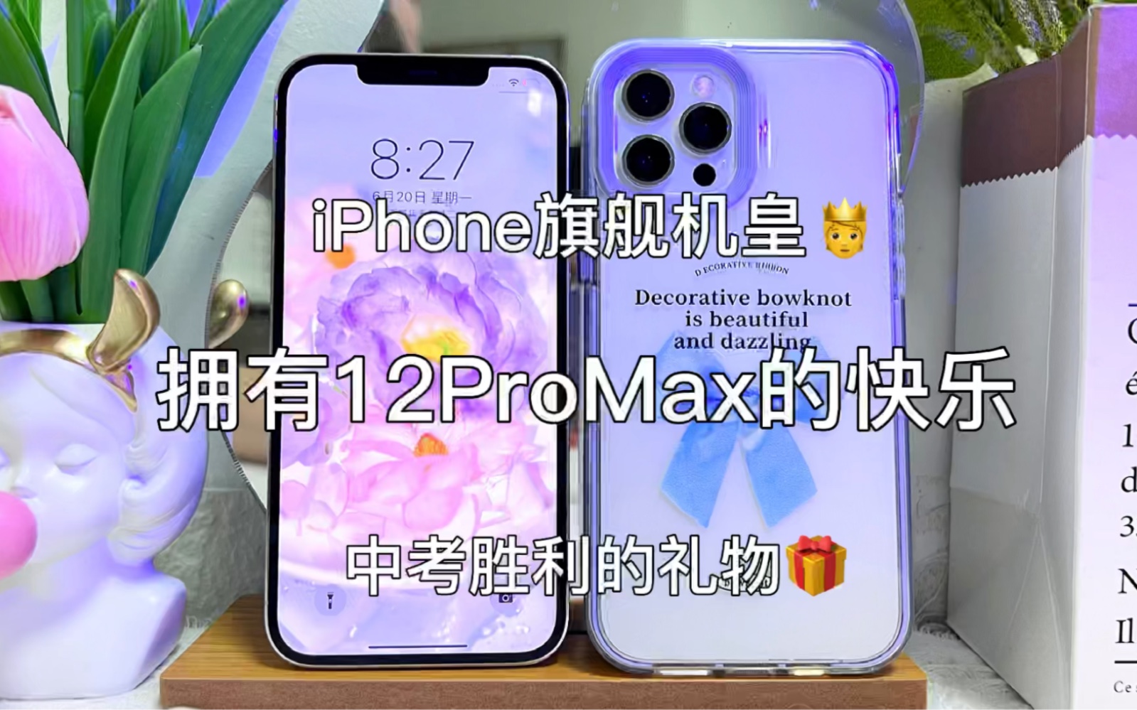 中考必胜!爸爸给女儿的4000多的12promax星空色,太赞了!哔哩哔哩bilibili