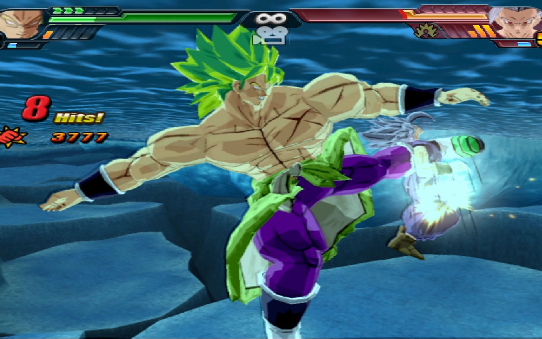 龙珠z电光火石3布罗利vs野兽悟饭