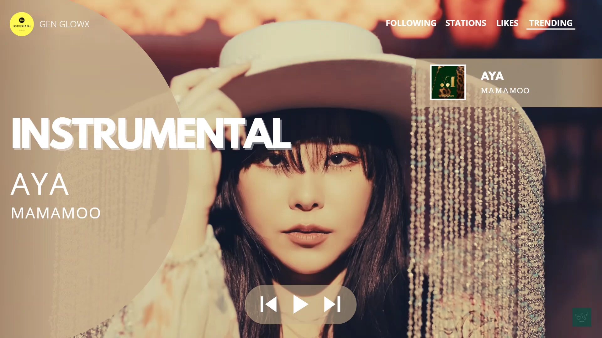 韩国mamamoo女团aya伴奏