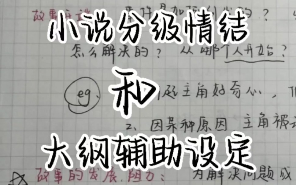 我又来啦~快来和我一起学习小说大纲后面应该怎么做吧~哔哩哔哩bilibili