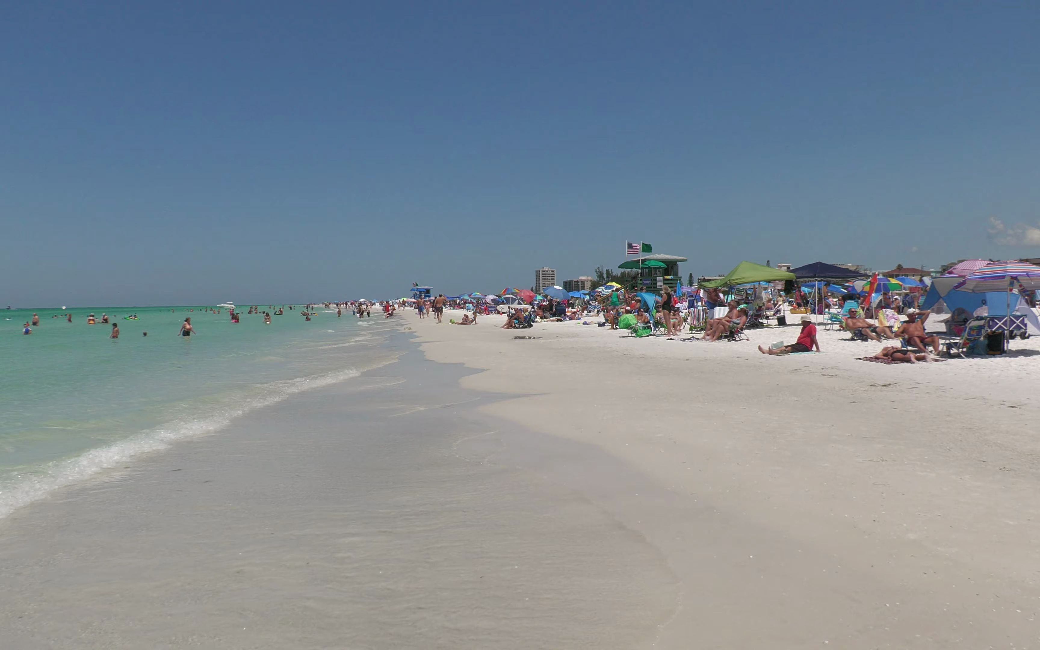 【4k超高清-美国】siesta key白沙滩-佛罗里达萨拉索塔(2022.5.29)