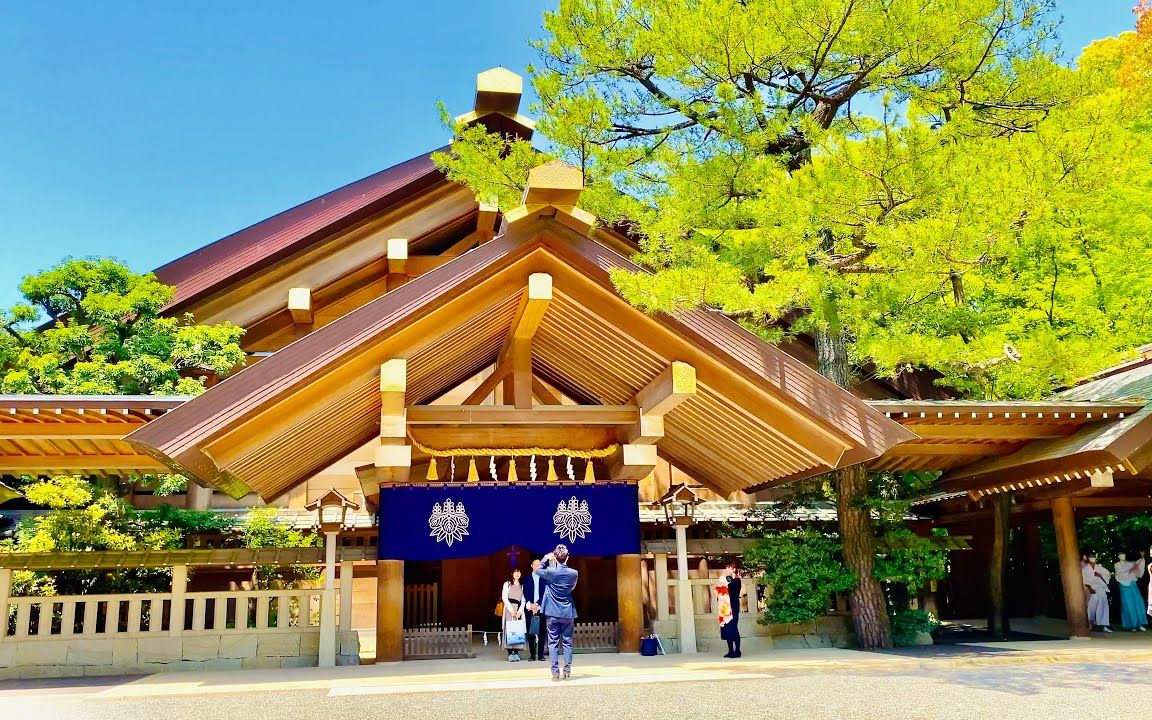 4k日本步行-名古屋美丽的神殿(atsuta jingu 熱田神宮)