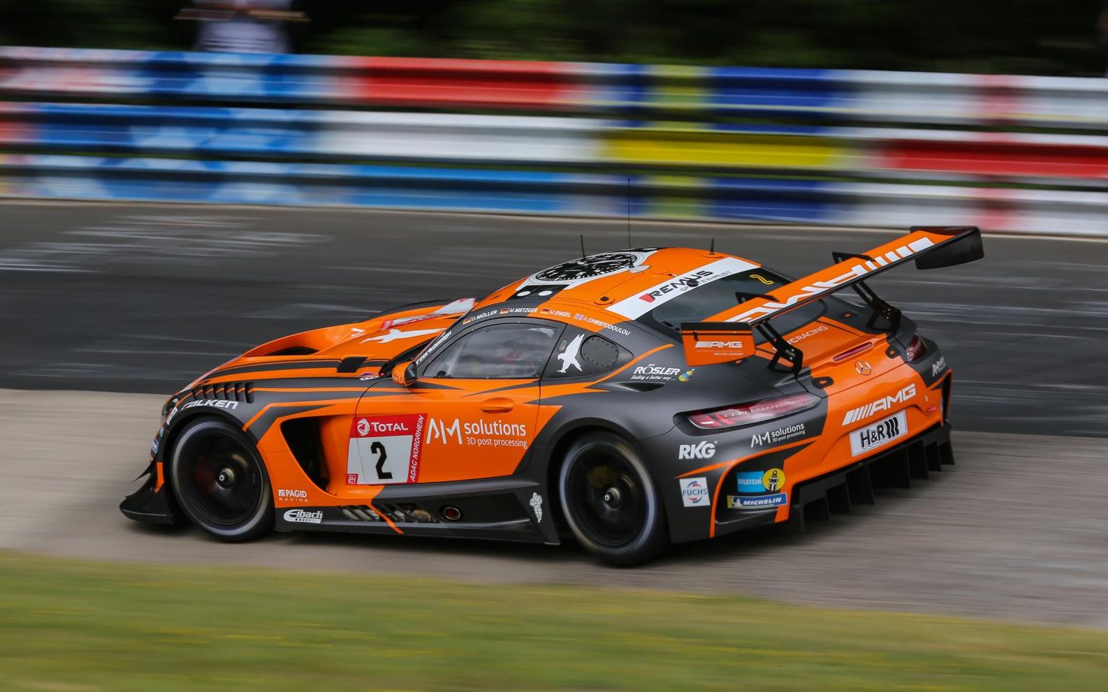 车载2019纽博格林24小时耐力赛blackfalcon2号车组