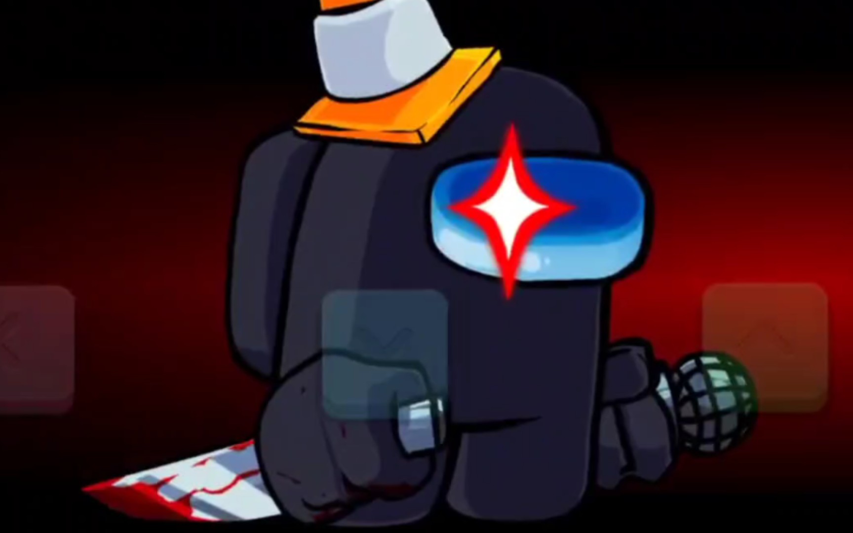 fnf 太空人模组 小黑 hard 过关(botplay代打)