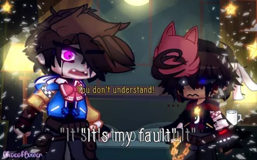 []It's my fualt[] | ft. CC & Michael Afton /Angst\ | FNaF AU 2: Death Swap |哔哩哔哩bilibili