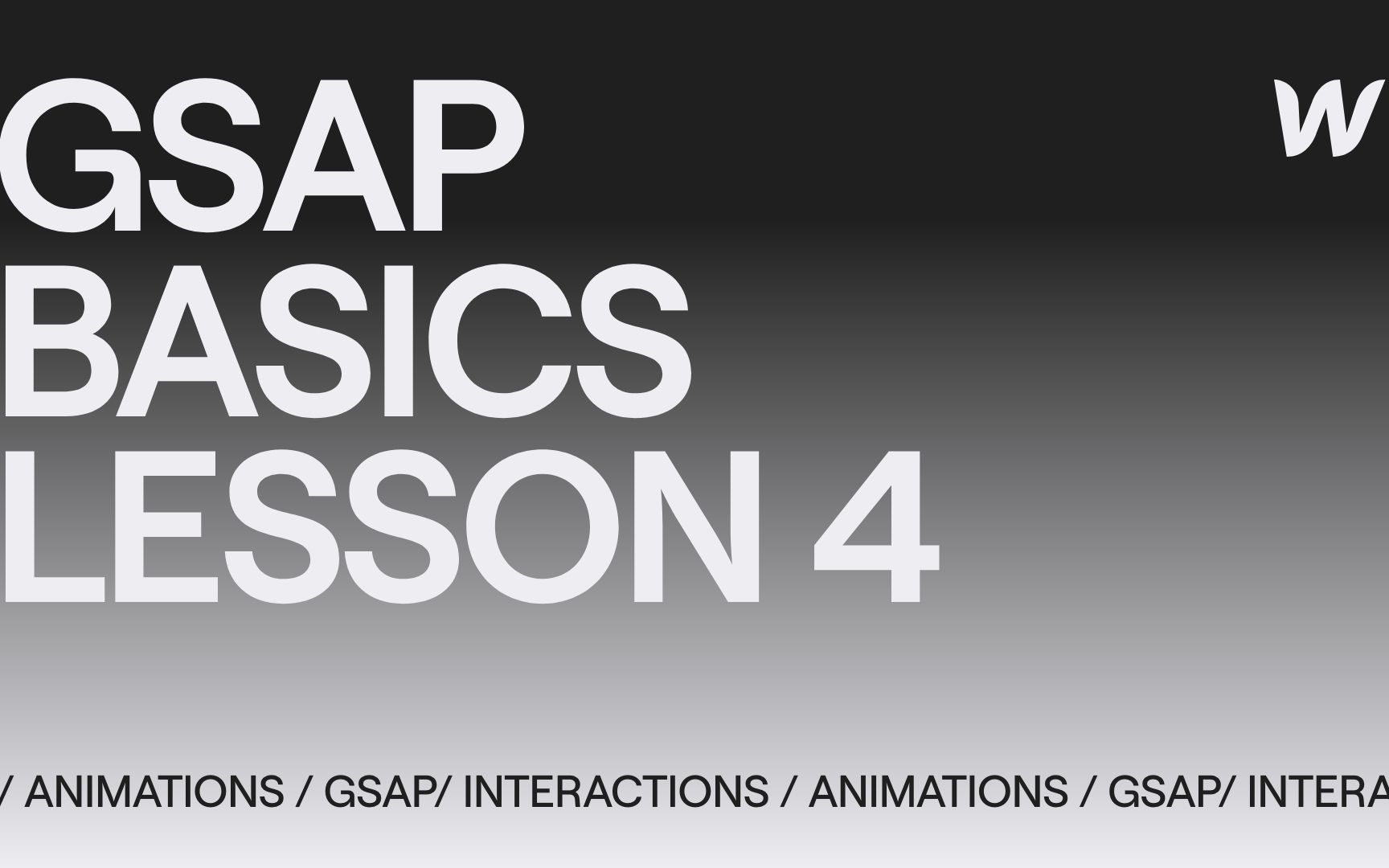 Gsap basic lesson 04 scrolltrigger 