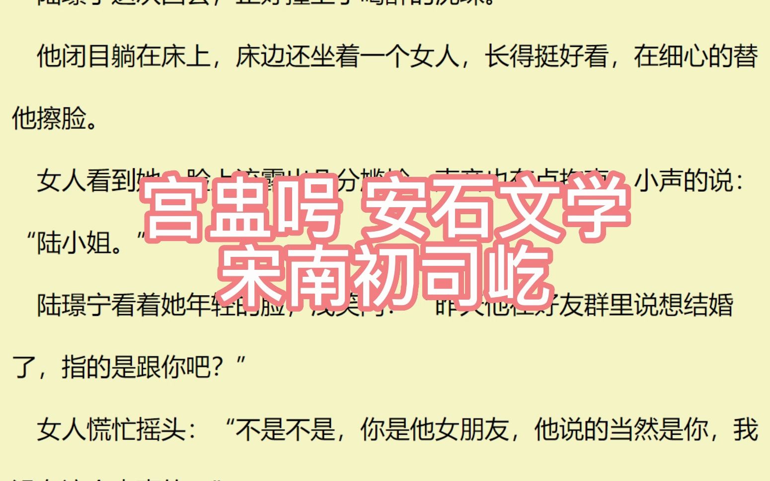 今日热门《陆璟宁沈琛》全章节阅读《陆璟宁沈琛》完结小说哔哩哔哩bilibili