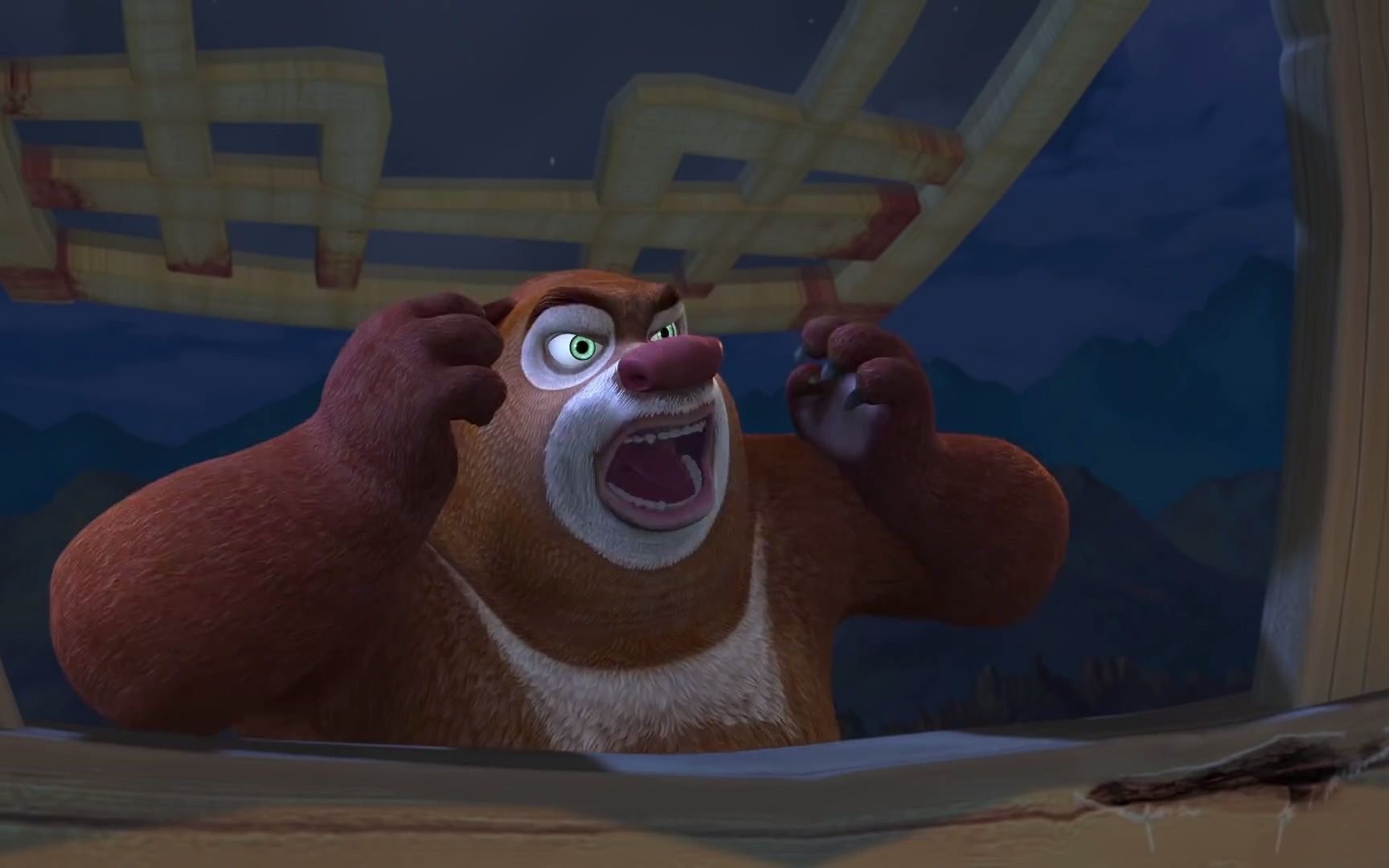 熊大无缘无故成了强哥的发泄对象