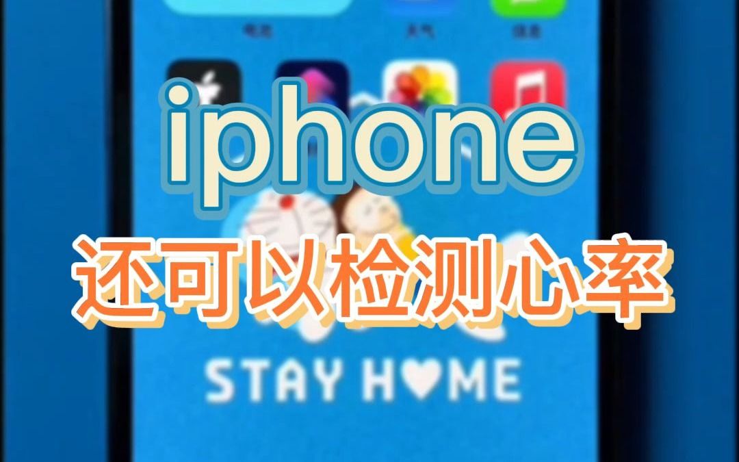 iphone居然可以检测心率,你知道吗?哔哩哔哩bilibili