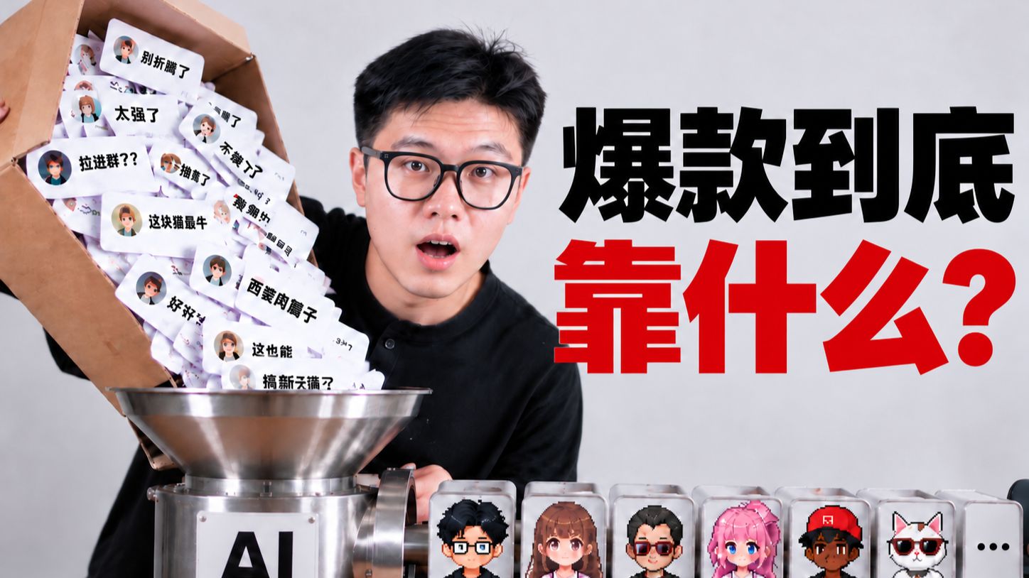 为了知道爆款怎么做？我组建了一支120万人的AI团队！