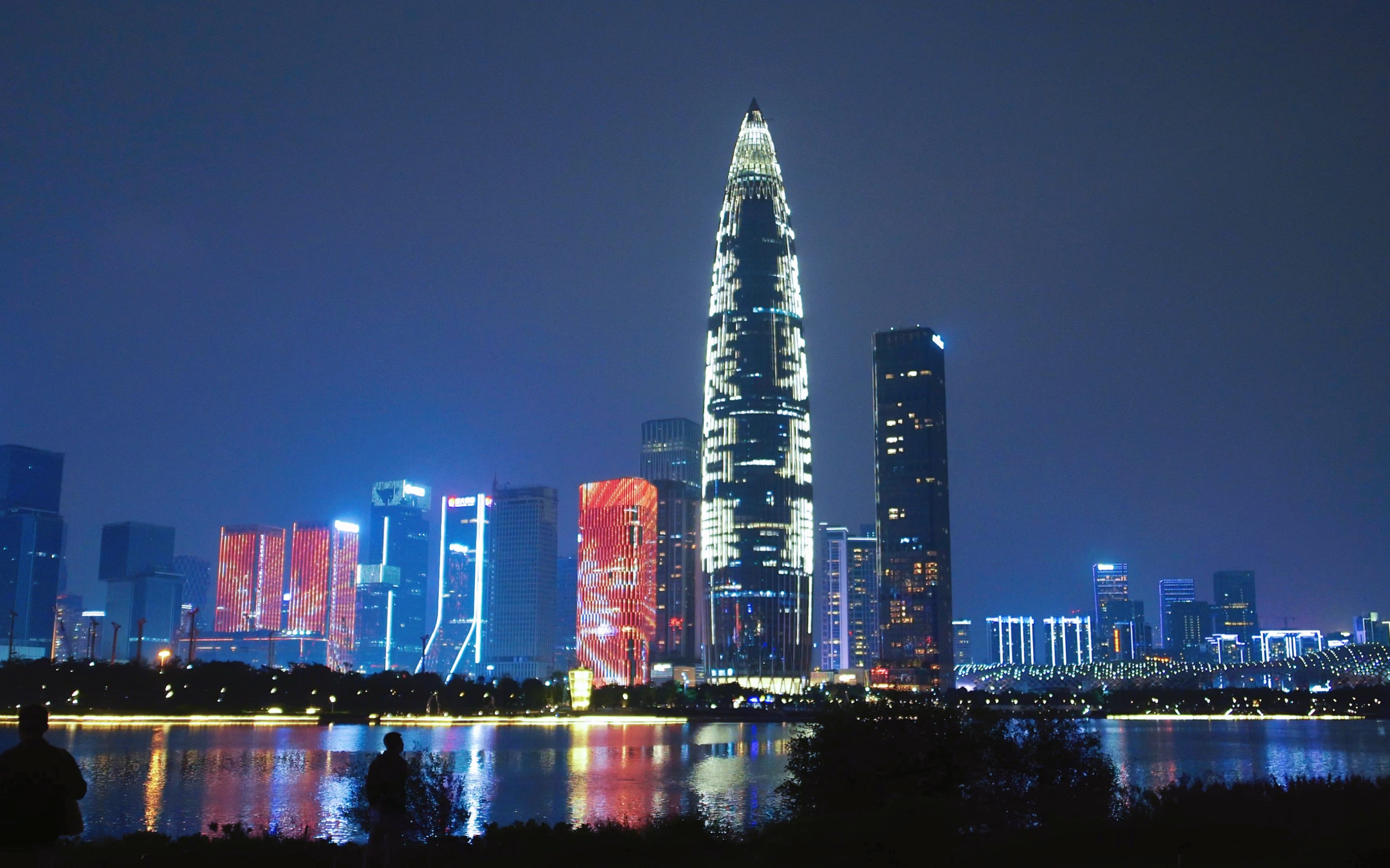 深圳人才公园夜景,网红打卡地_哔哩哔哩_bilibili