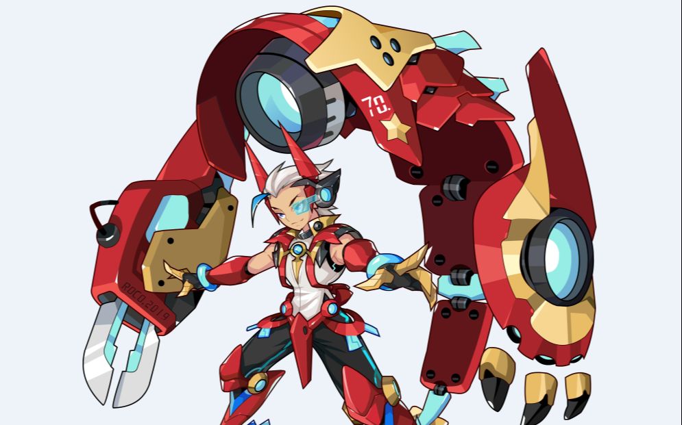 【洛克王国】机甲战士纳舜诺德过一层冰守,强无敌直接爸爸教育儿子