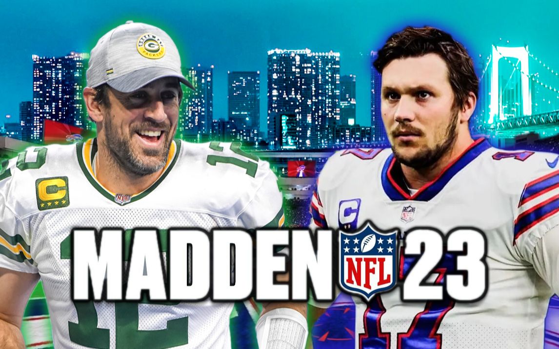 [图]【Madden 23】线上对战H2H | 包装工 VS 比尔 | 22-9-10