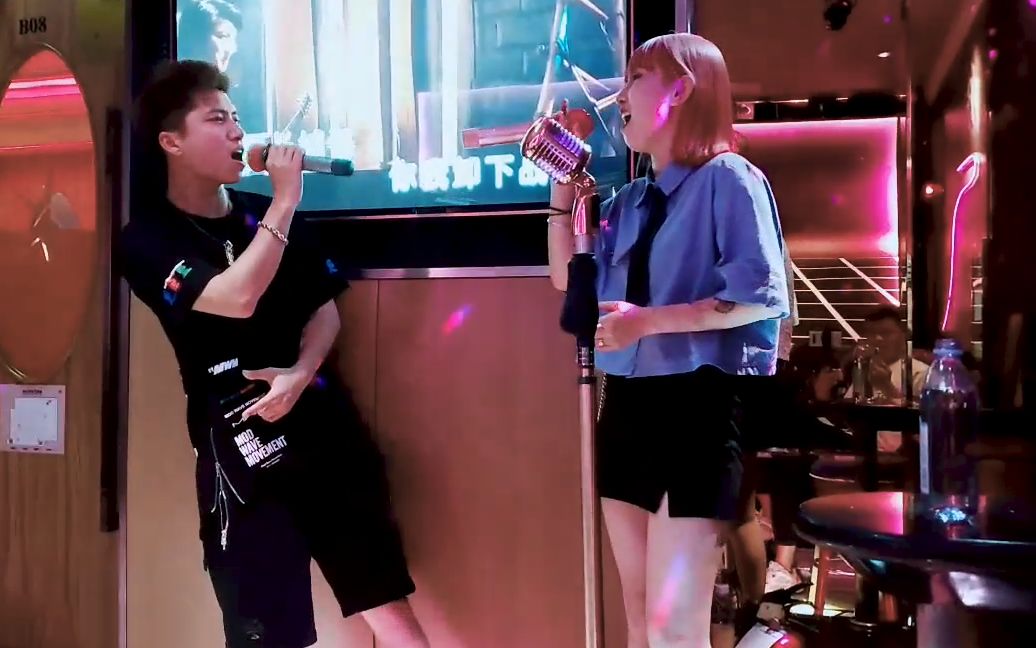 ktv神仙合唱缘分一道桥太顶了吧