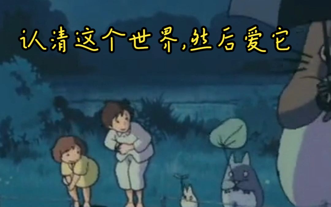 在日本传说中,龙猫其实是死亡的使者.只有将死之人才能看见,而龙猫乘坐的那只诡异的猫巴士,就是用来搭乘亡灵的哔哩哔哩bilibili