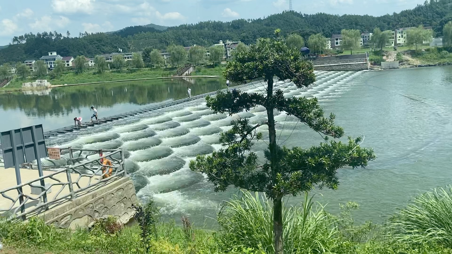 长宁县鱼鳞坝图片