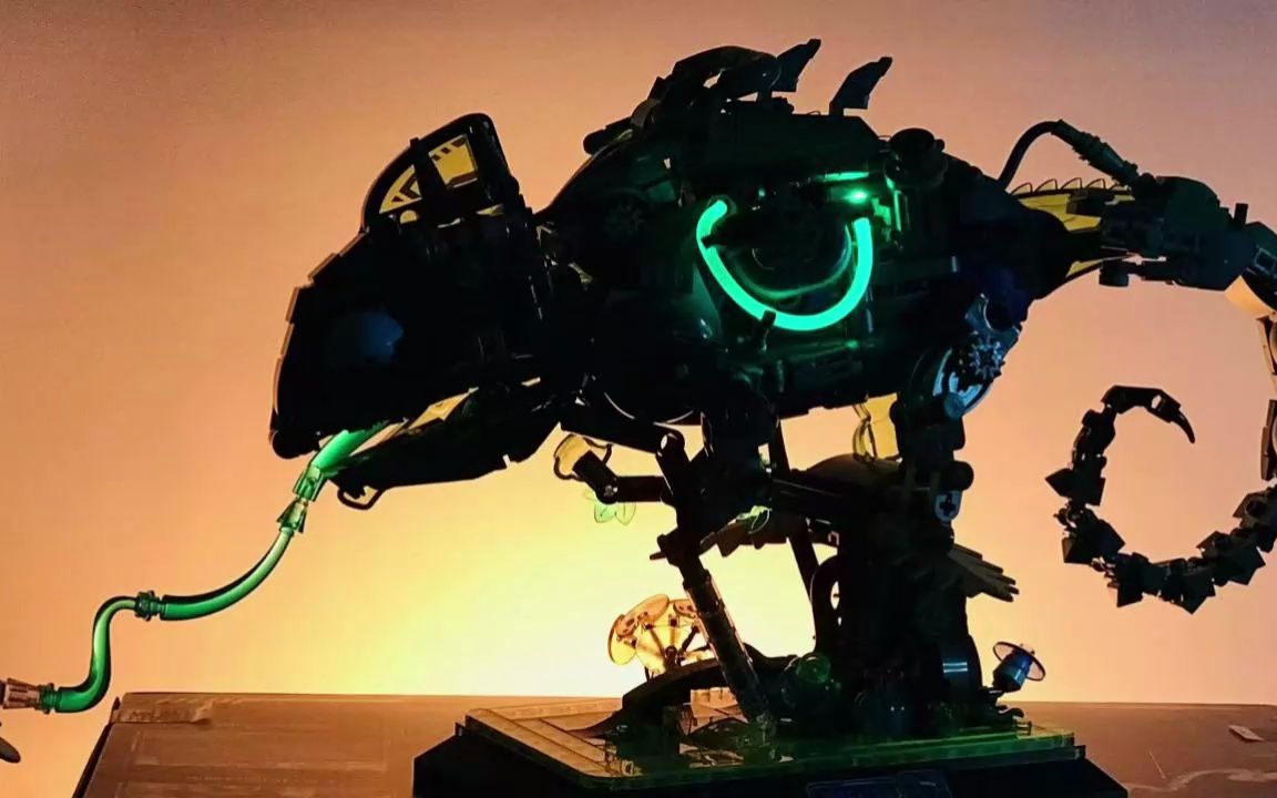 top toy 机械造物 变色龙积木 开箱测评