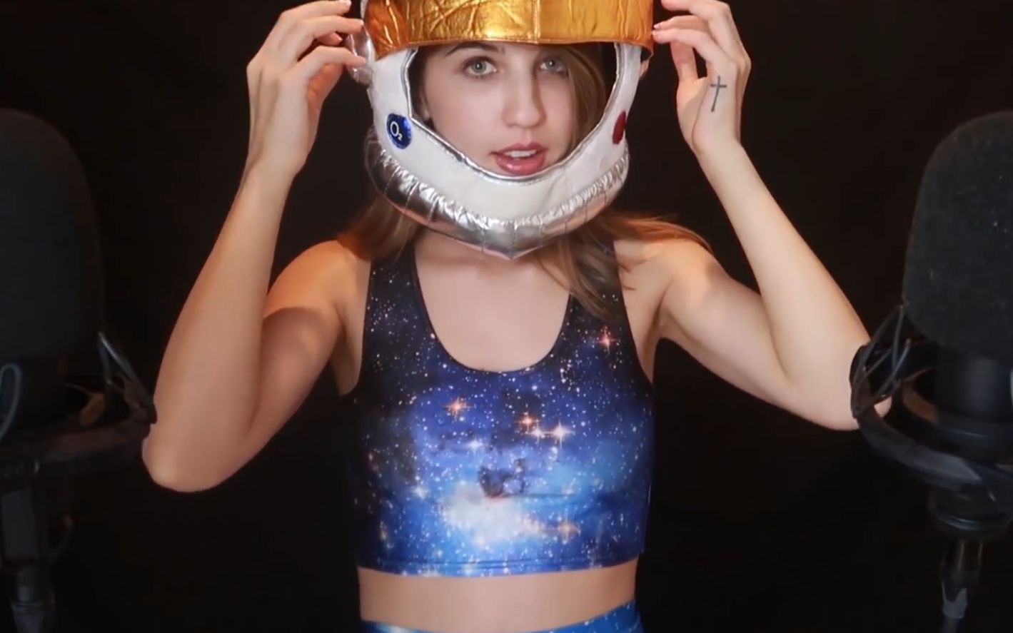 frivolousfox狐狸姐耳音助眠催眠as自发性知觉经络反应星空元素的美女