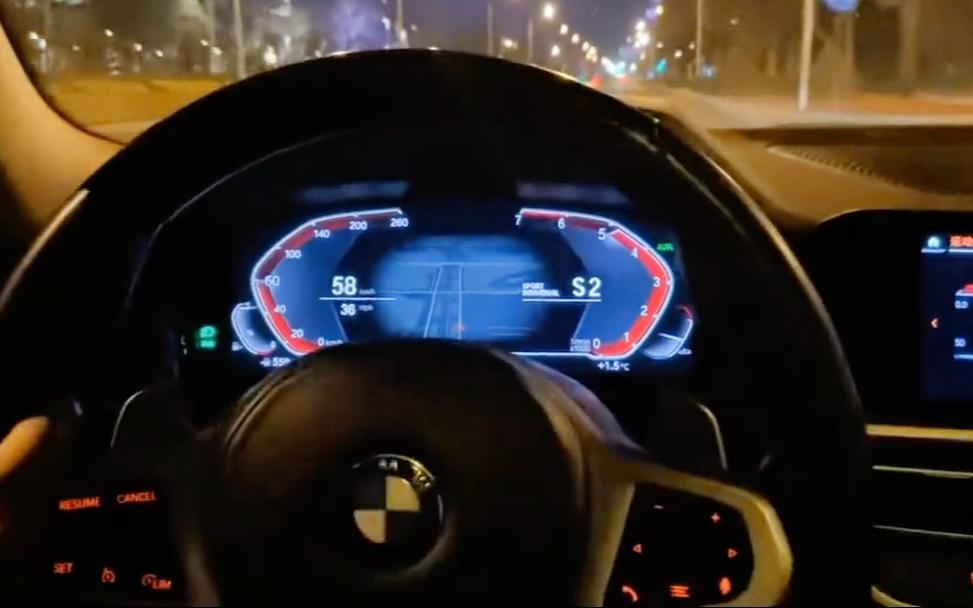 宝马325li弹射起步,变速箱反应很快