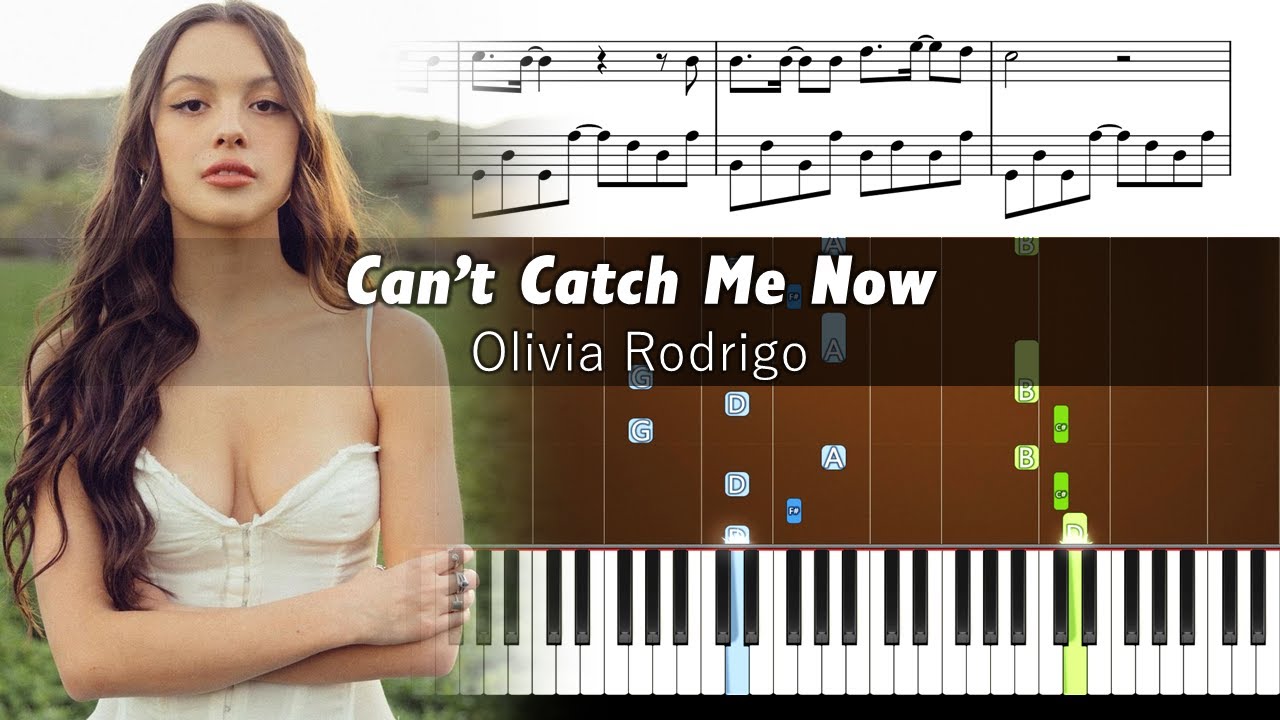 [图]15  Olivia Rodrigo - Can't Catch Me Now (The Hunger Games) - Piano Tutorial with