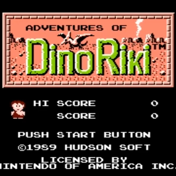 FC/NES 新人类Adventures of Dino Riki - 游戏通关视频 