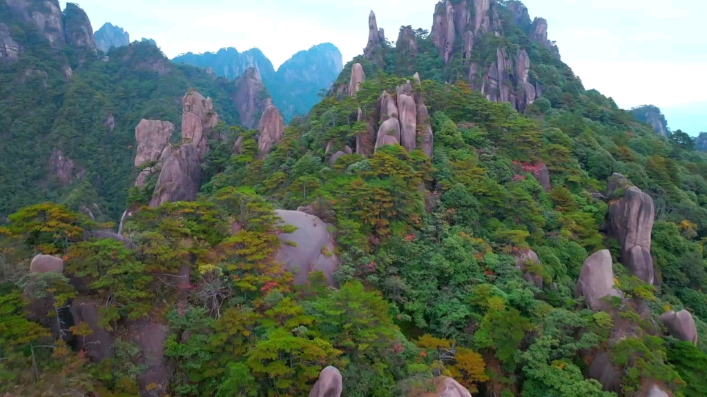 三清山,无人机直上云端,航拍晚霞云海,美的无法入睡