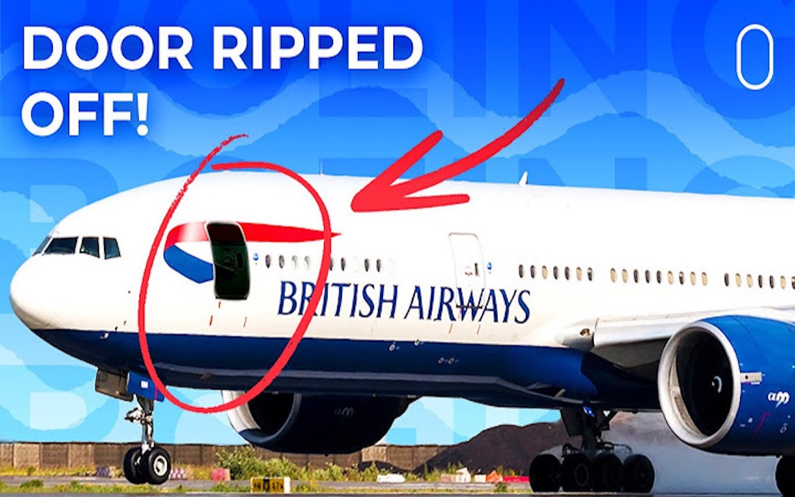 【simple flying】英国航空一架波音777-200er在开普敦停机时,左前