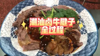 Download Video: 潮汕卤牛腱子全过程，原来这么简单！比外面买的还好吃