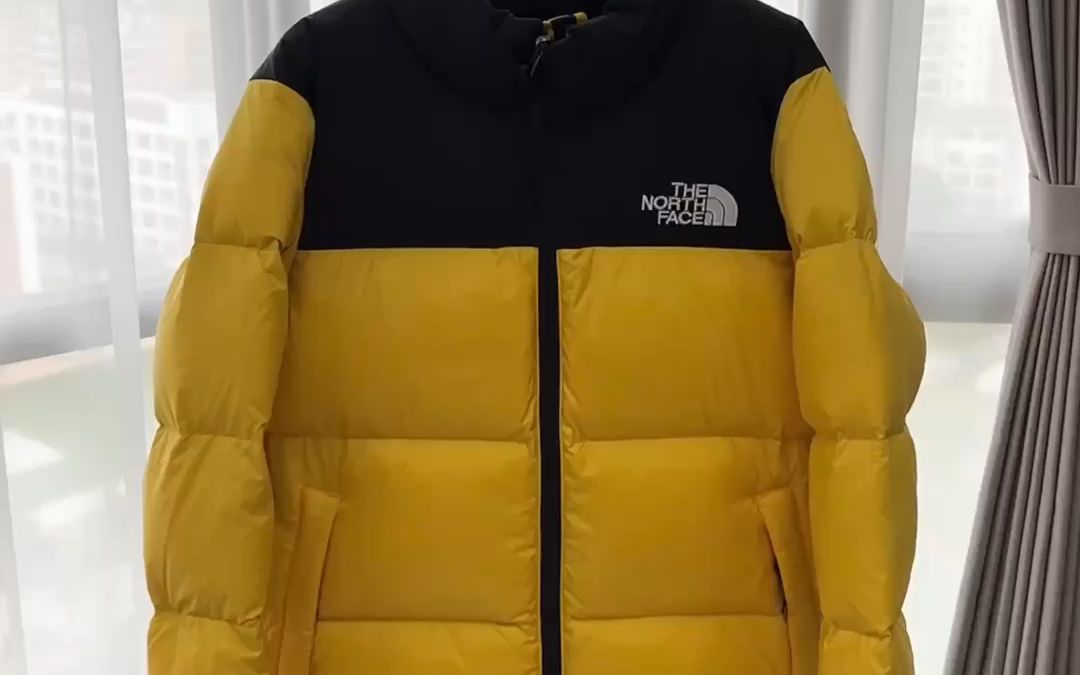 莆田潮牌穿搭 tnf北面1996羽绒服(落叶黄)