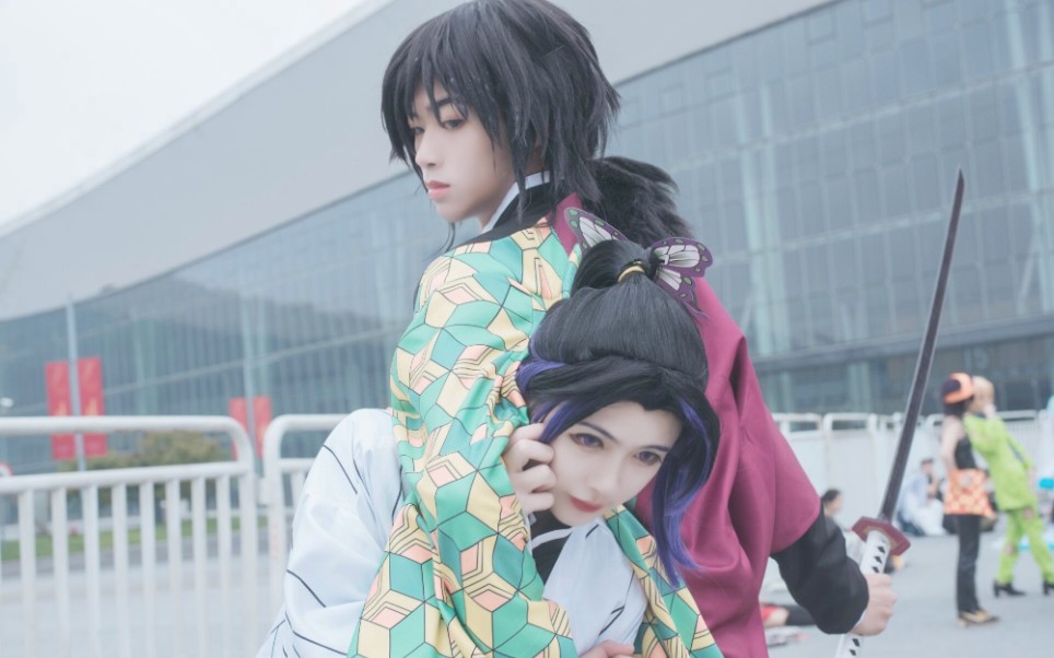 鬼灭之刃义忍向世界名画安塞腰鼓cos