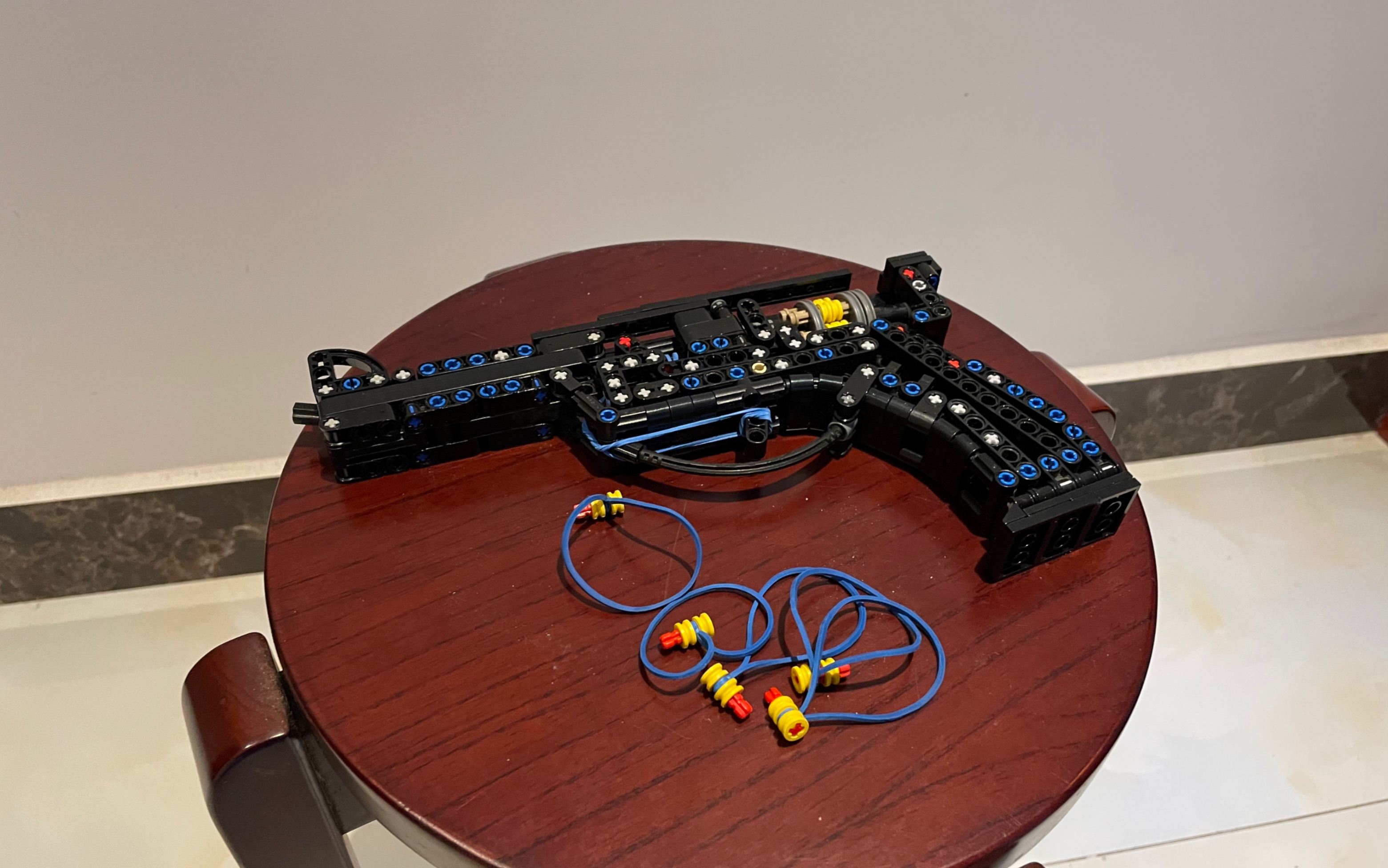 乐高枪原创b站目前最强左轮每天一个入狱小技巧乐高半自动左轮lego