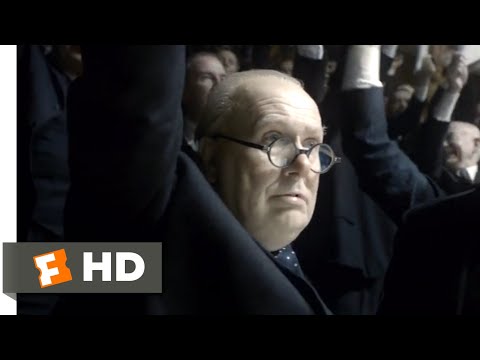 [图]Darkest Hour (2017) - We Shall Fight on the Beaches Scene (10/10) | Movieclips