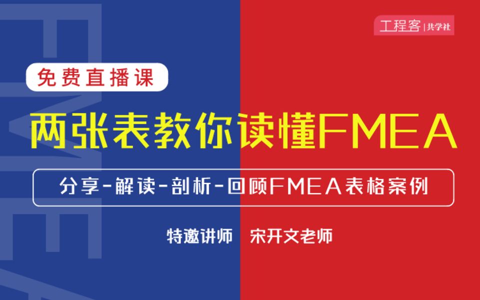 两张表教你读懂FMEA哔哩哔哩bilibili