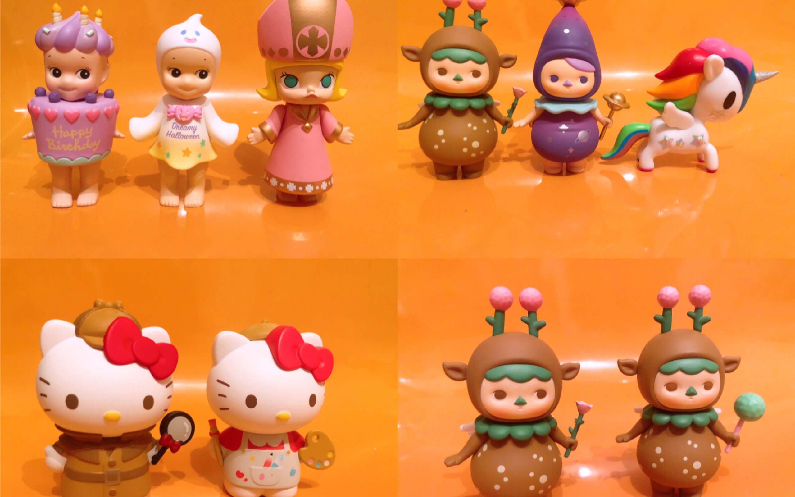 【泡泡玛特】molly pucky hello kitty 盲盒开箱 开开开!