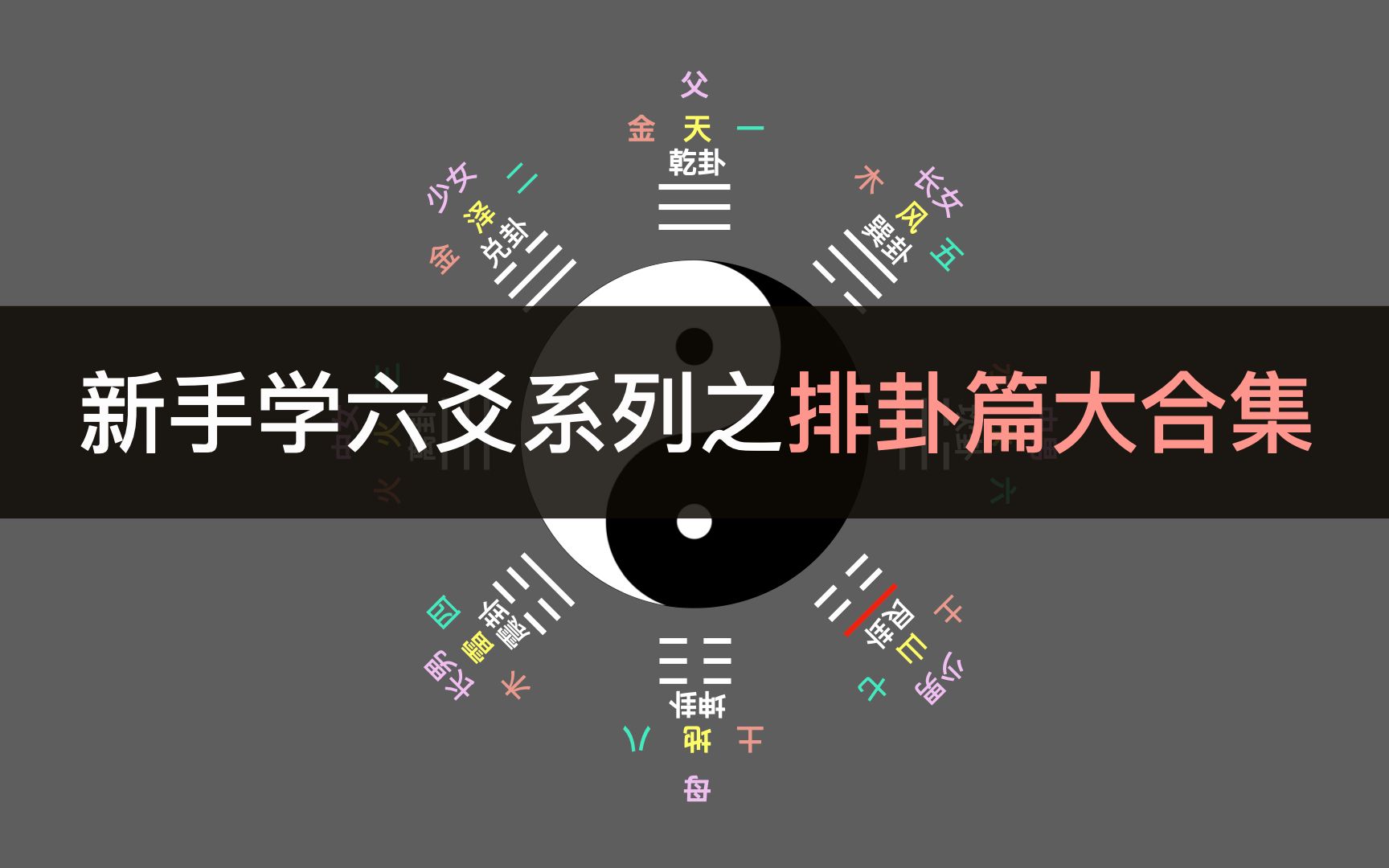 新手学六爻系列之排卦篇全集_哔哩哔哩_bilibili