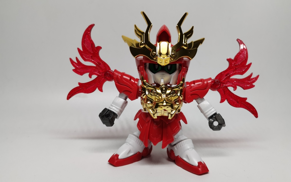 万代 sd三国 姜维 简评 电镀效果展示