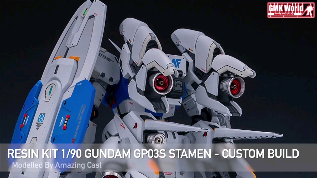 [万代高达模型系列]树脂套件190 Gundam GP03S Stamen定制(GP03Sステイメン)(720P HD)哔哩哔哩bilibili