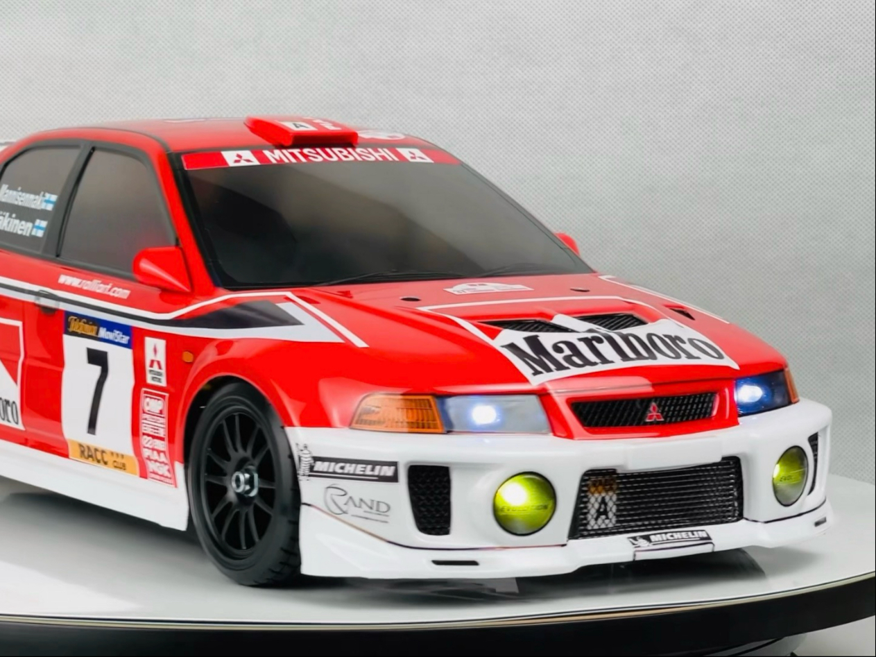 rc遥控车田宫tt02漂移遥控车模型三菱evo平跑竞速