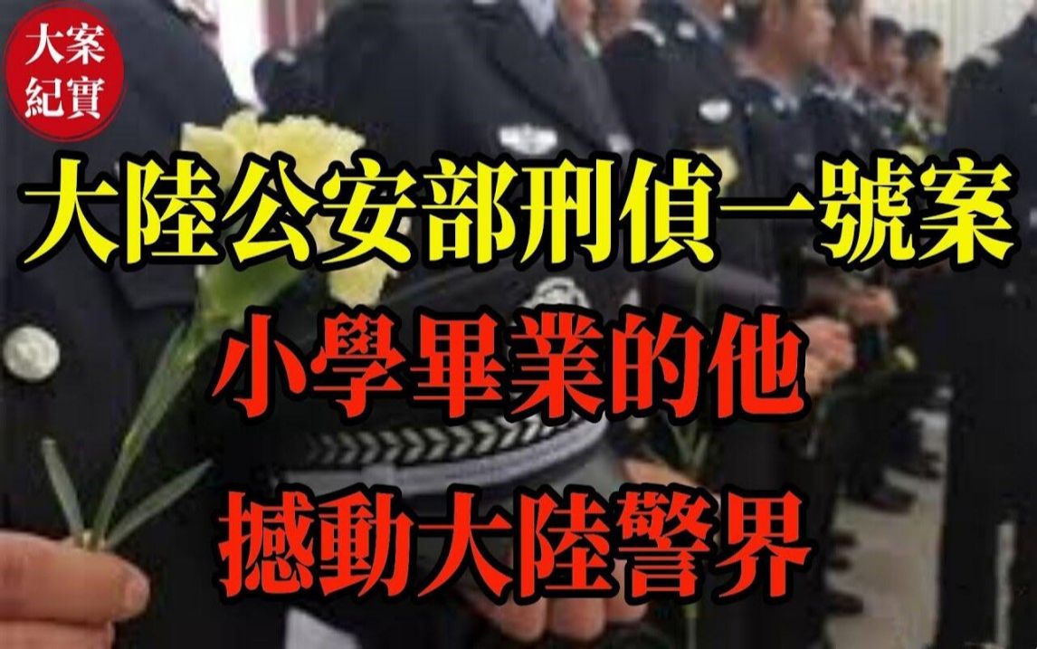 小学毕业的他撼动大陆警界!大陆公安部刑侦一号案!打军警像切瓜一样简单!哔哩哔哩bilibili