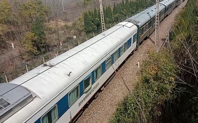 京九线 京局京段hxd3d0058牵引京九巡检大列55181次下行中速通过