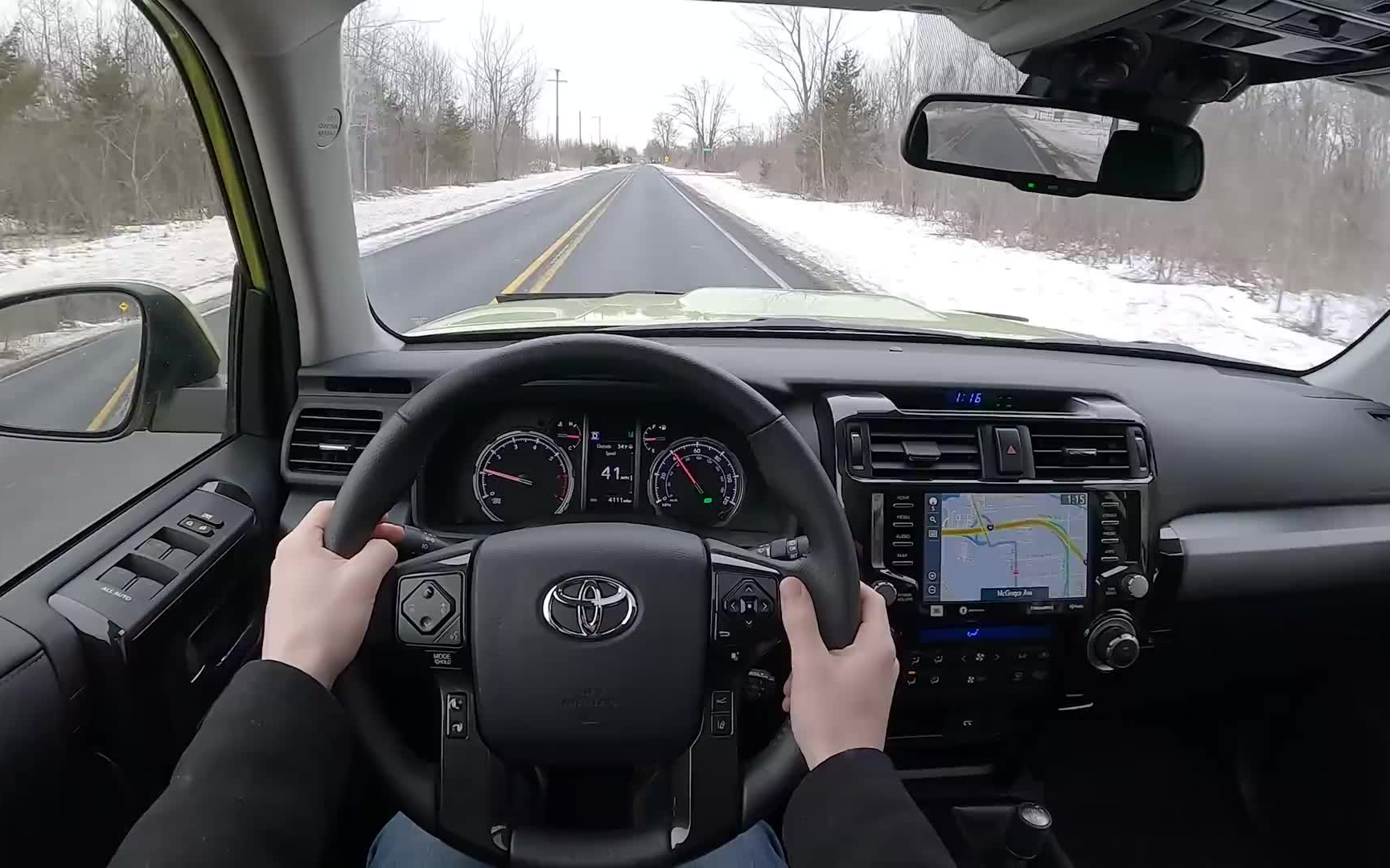 2022丰田4runner美版普拉多trdpro第一视角驾驶